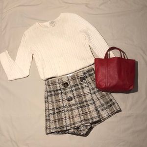 Red Genuina Leather Banana Republic mini bag